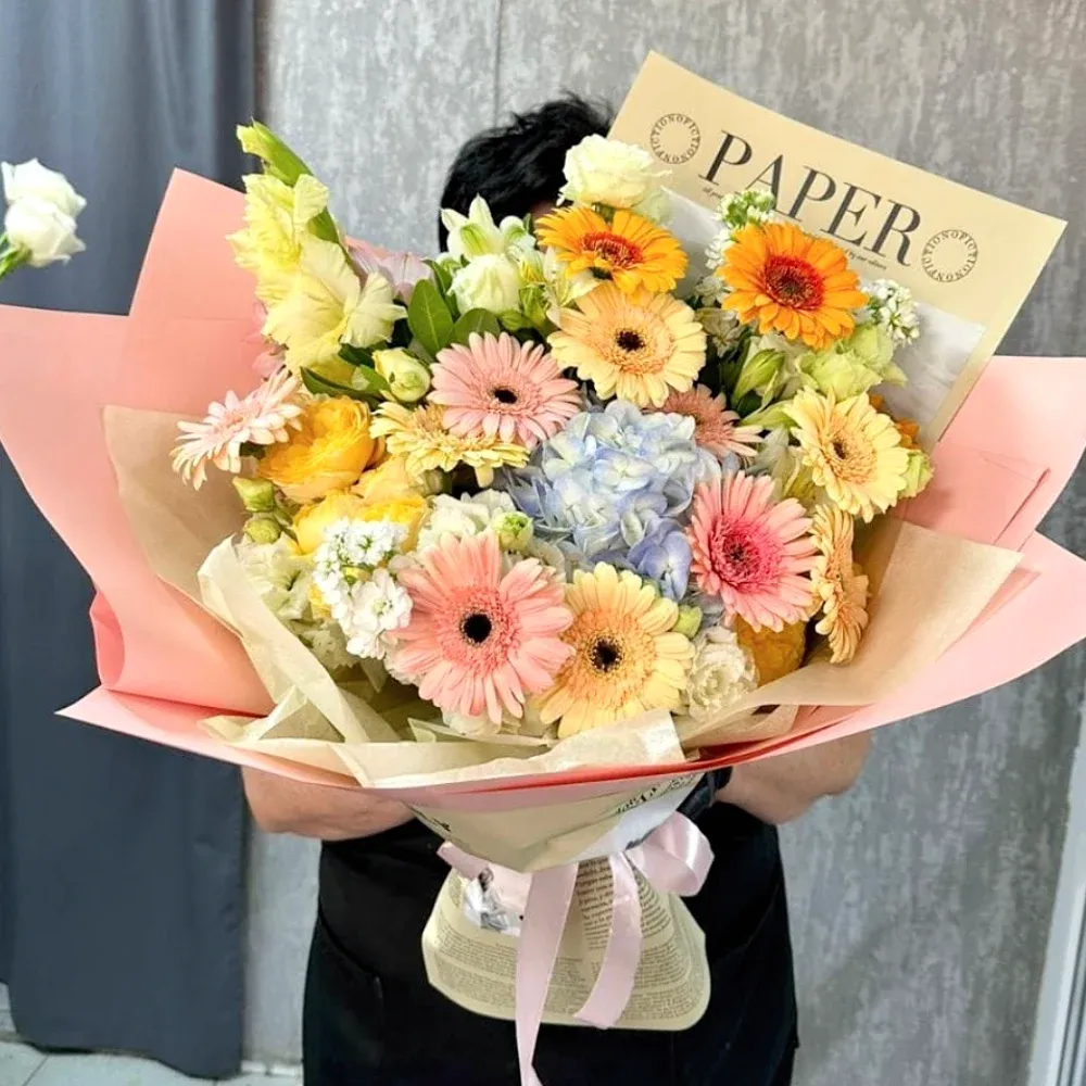 Букеты с герберами