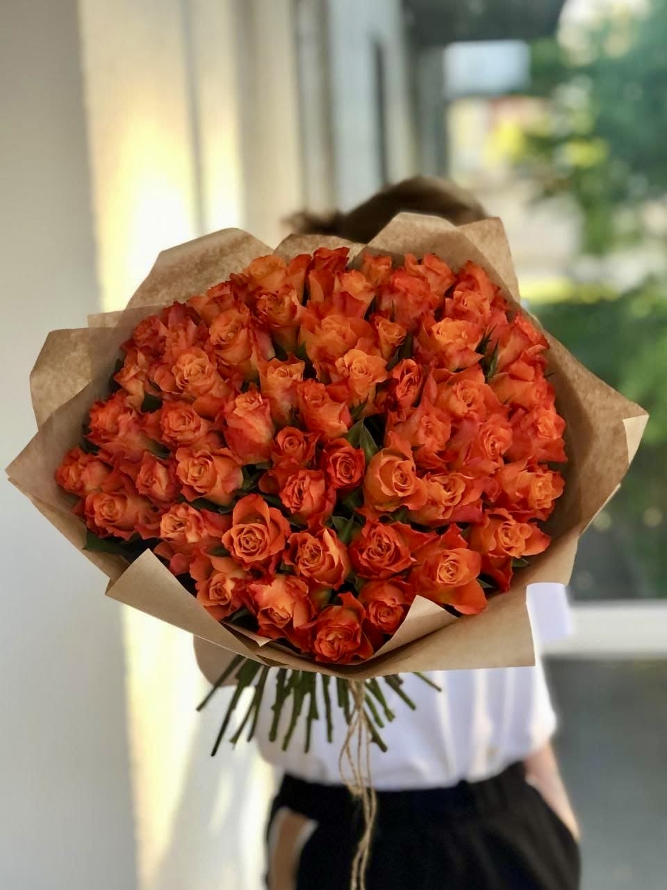 Оранжевые розы