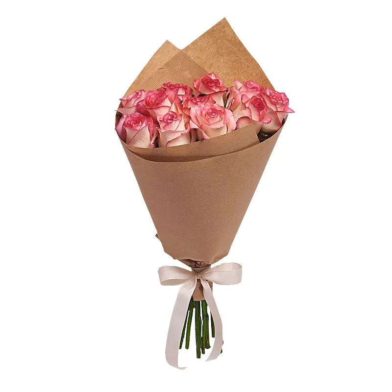 Букет из 13 малиновых роз