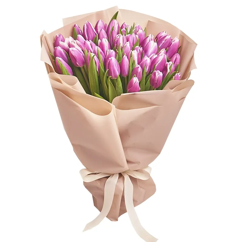 Букет из 51 тюльпана