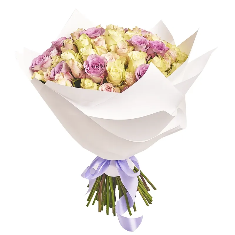 Букет из 51 кенийской розы