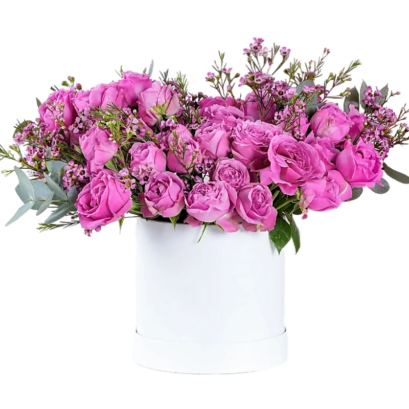 Цветы в коробке 