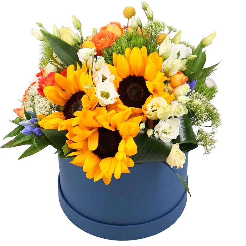 Цветы в коробке