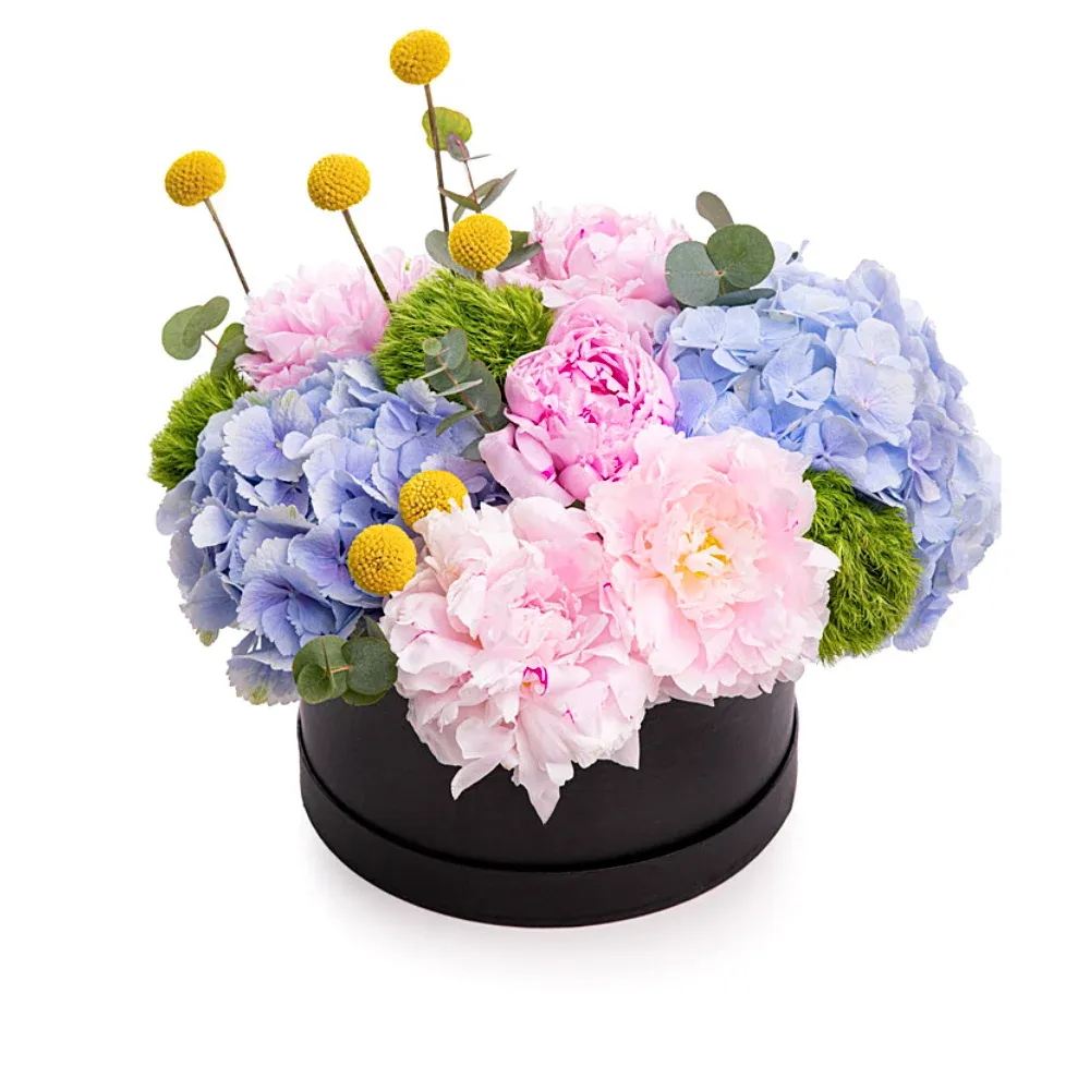 Цветы в коробке