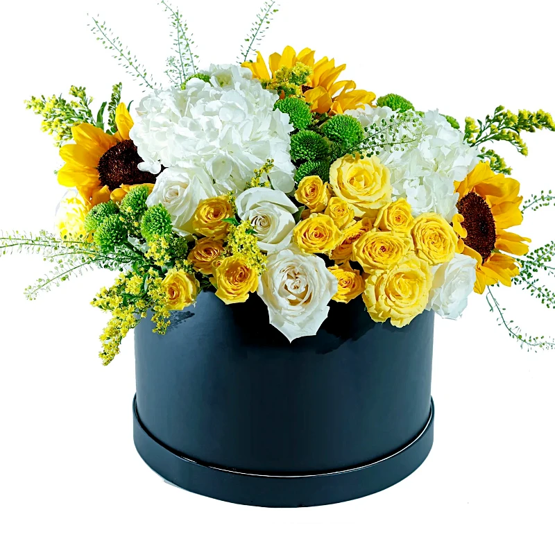 Цветы в коробке 