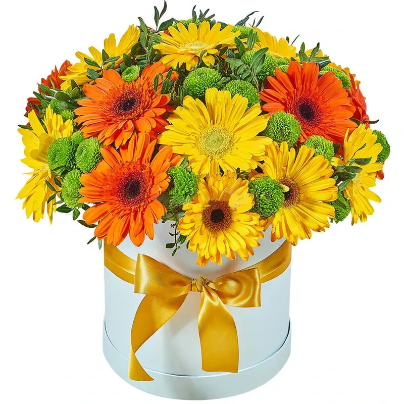 Цветы в коробке «Хрусталь»