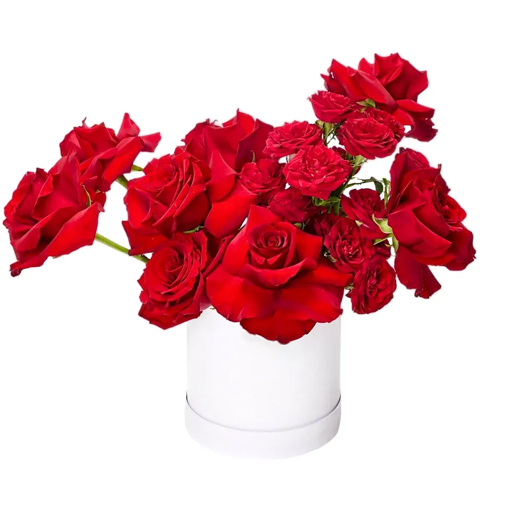 Цветы в коробке 