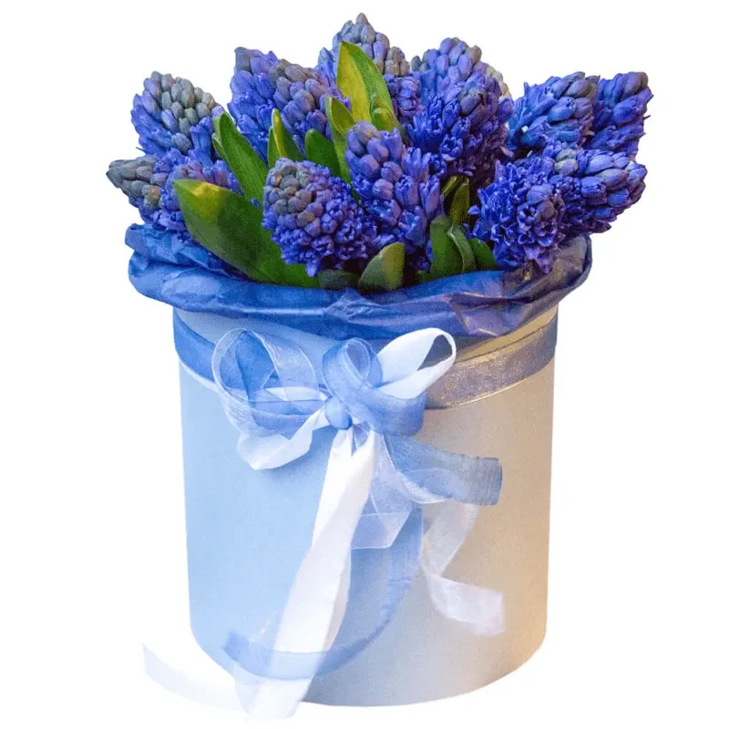 Цветы в коробке «Морская нежность»