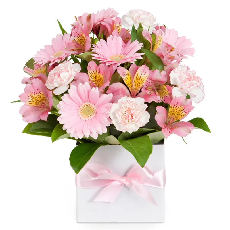 Цветы в коробке 