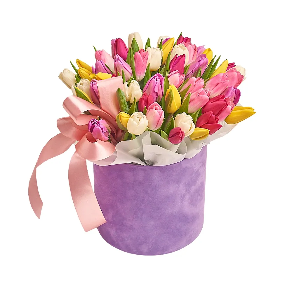 Цветы в коробке 