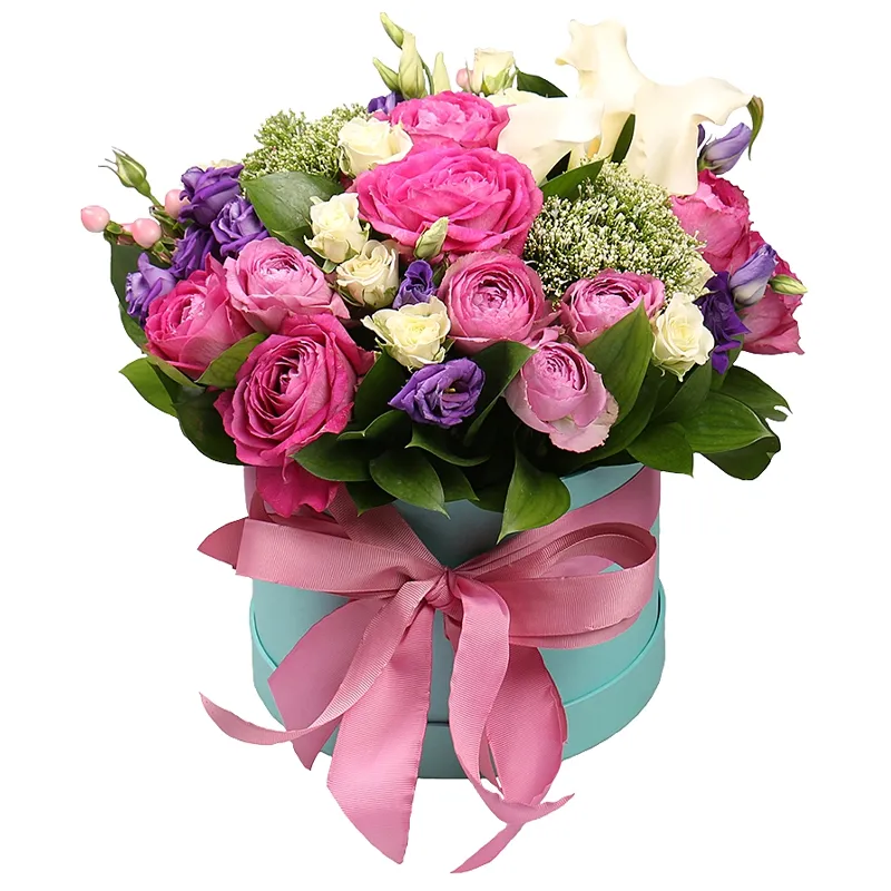 Цветы в коробке 