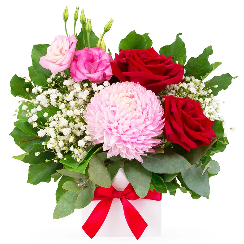 Цветы в коробке