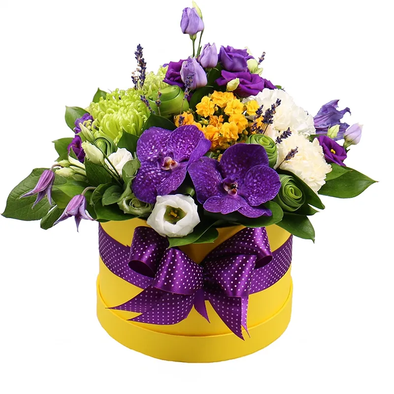 Цветы в коробке 