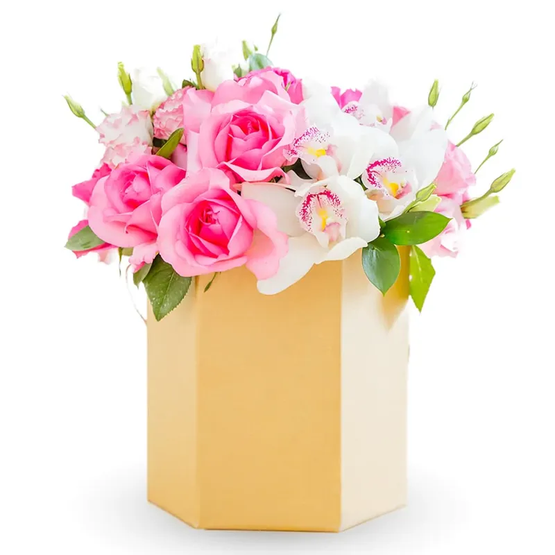 Цветы в коробке 