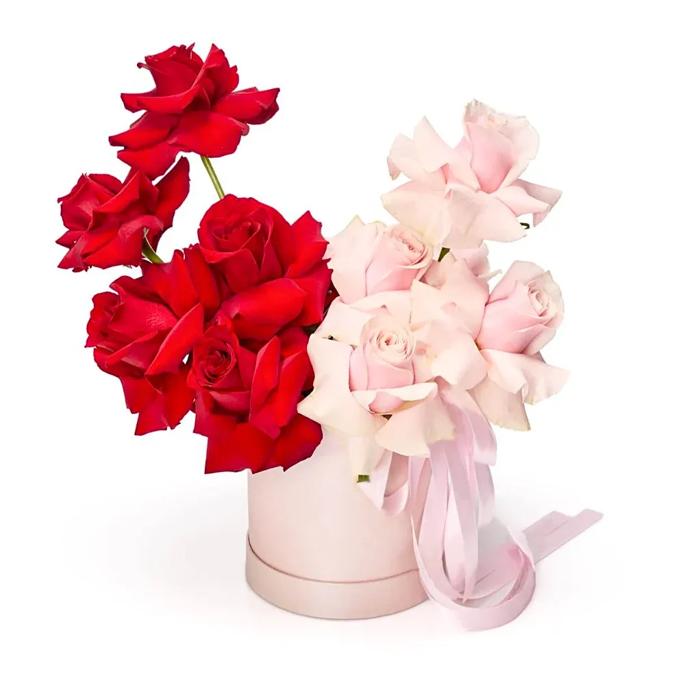 Цветы в коробке