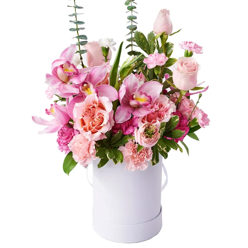 Цветы в коробке