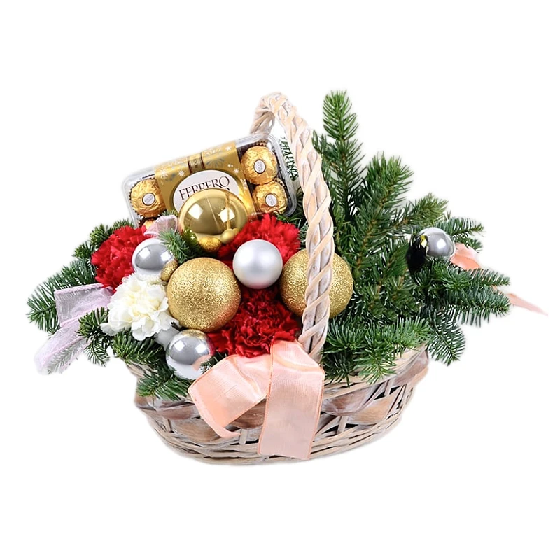 Композиция в корзине 