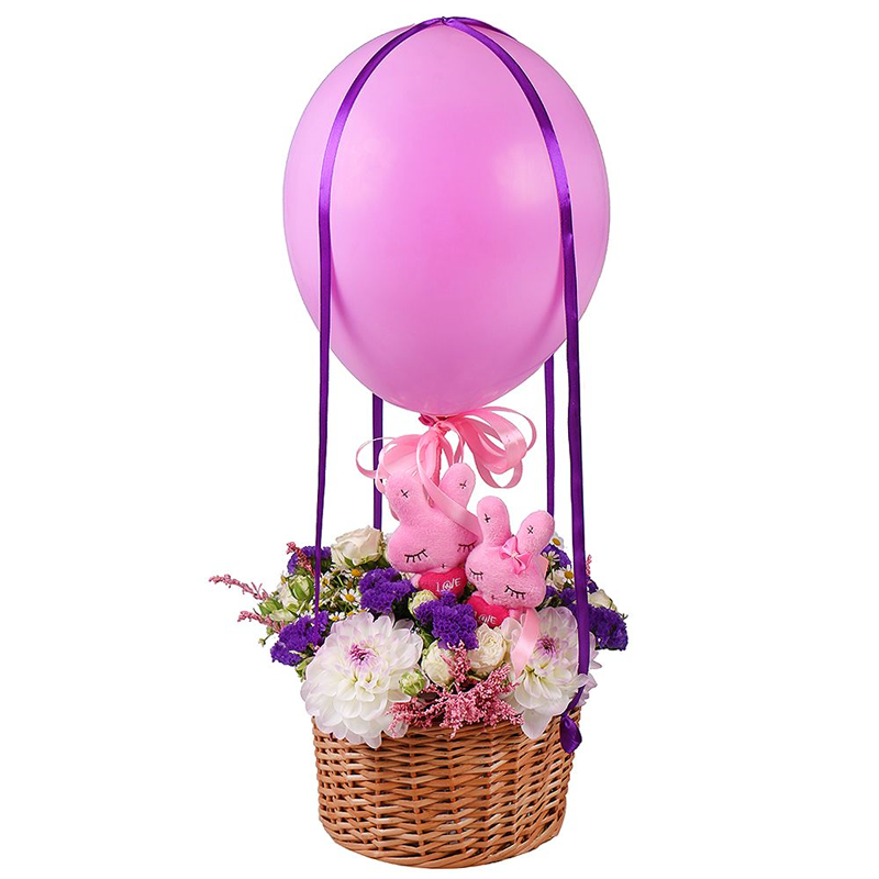 Композиция в корзине 