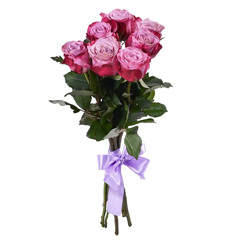 Композиция из фиолетовых роз