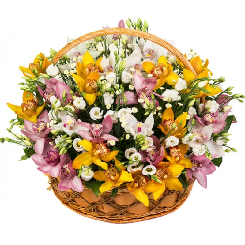 Корзина с цветами «Блеск софитов»