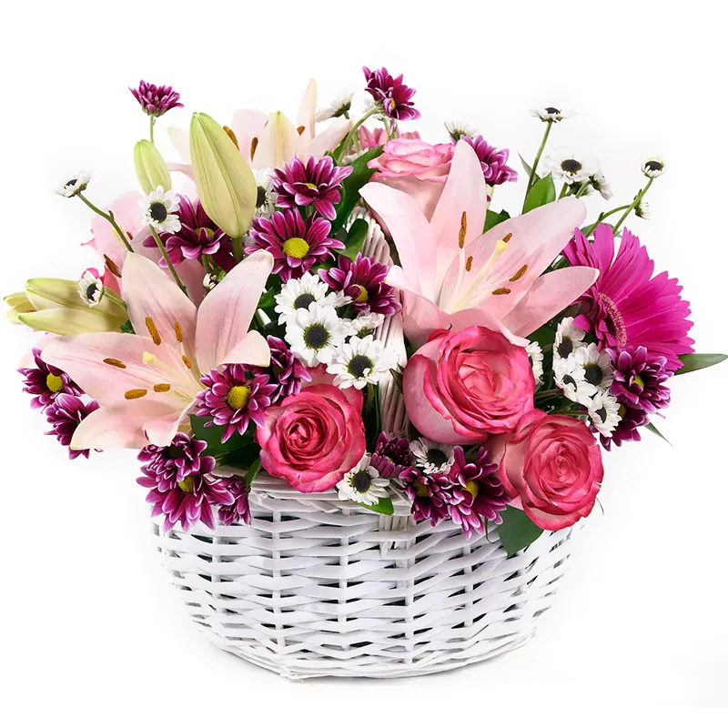 Корзина с цветами