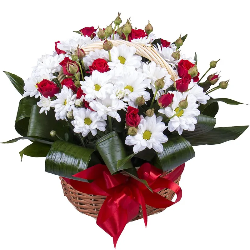 Корзина с цветами