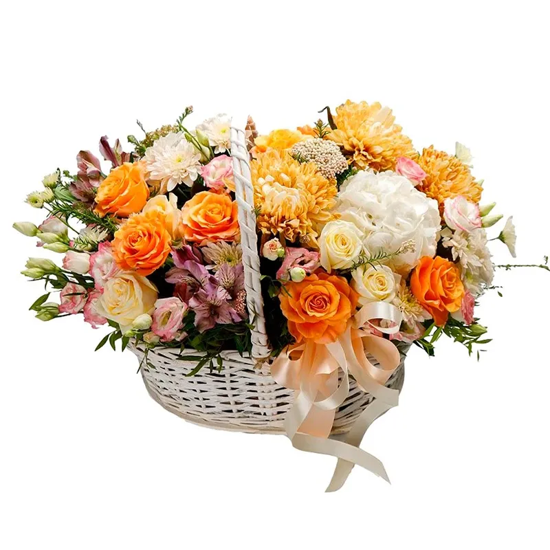 Корзина с цветами «Предвкушение»