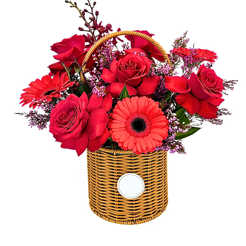 Корзина с цветами 