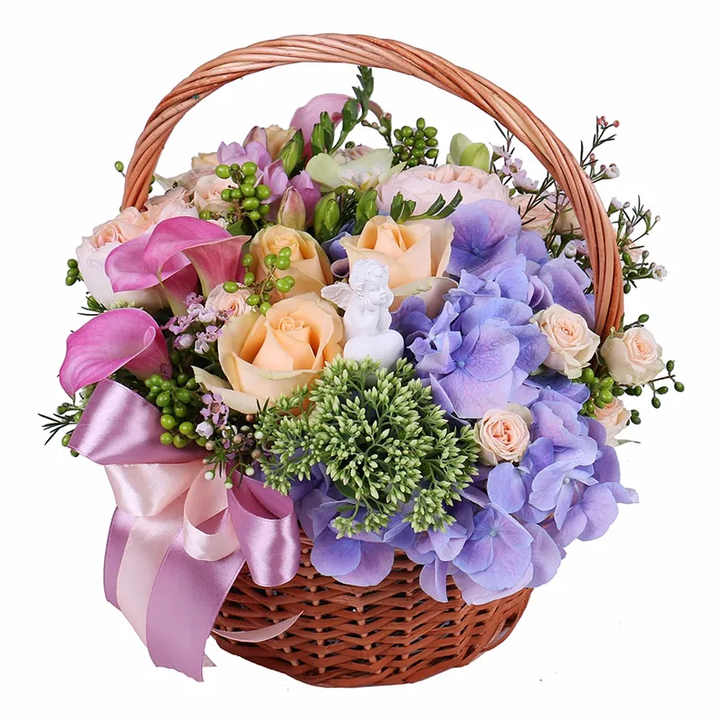 Корзина с цветами