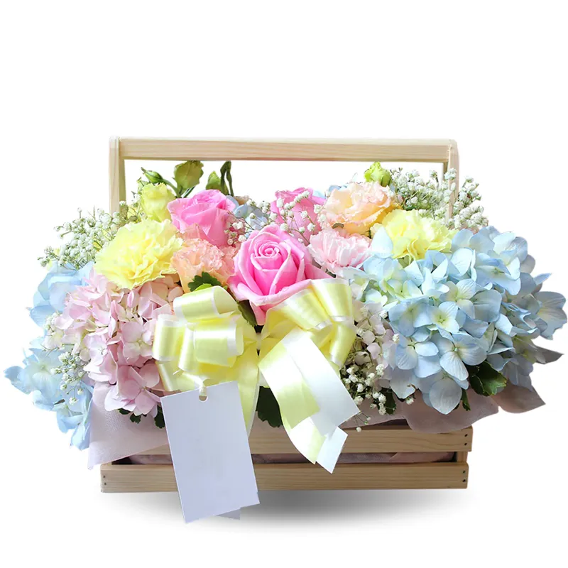 Корзина с цветами 