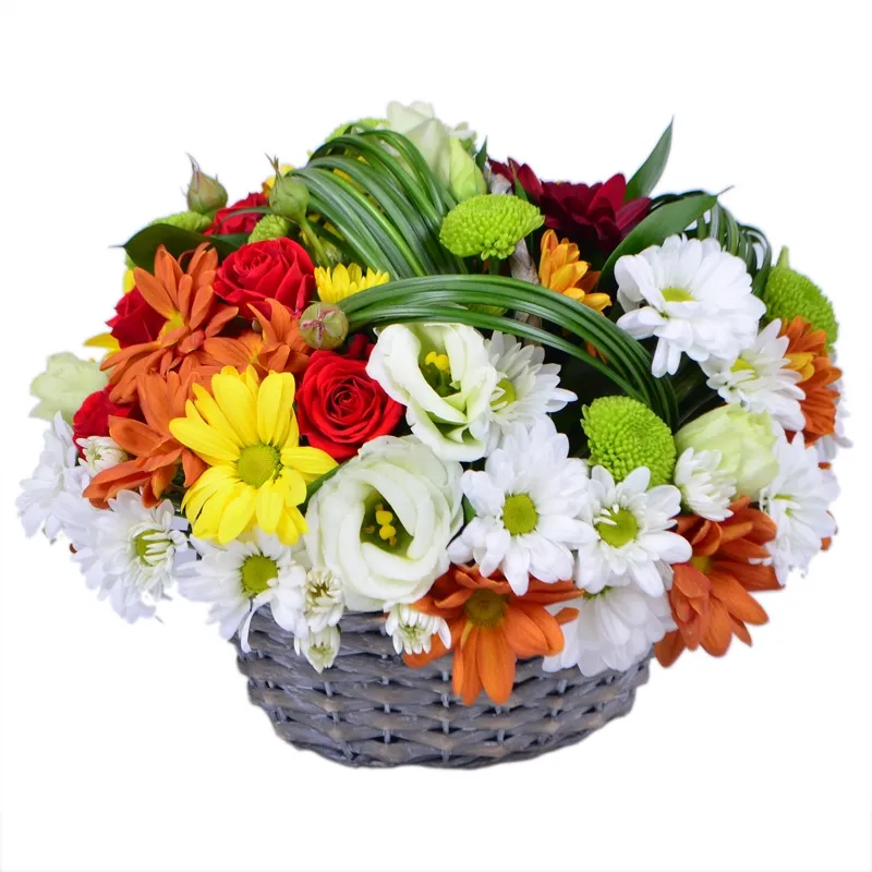 Корзина с цветами